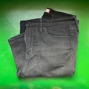 Madewell black road-tripper skinny jeans